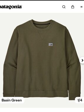 Patagonia Men's Daily Crewneck Sweatshirt (Basin Green)